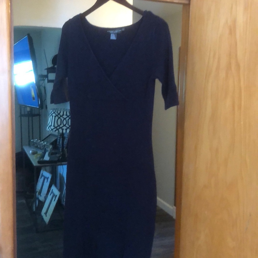 Black sweater dress